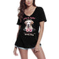 T-Shirt femme ULTRABASIC Mountain Cur la vie est meilleure avec un joli chien-T-Shirt chien mignon