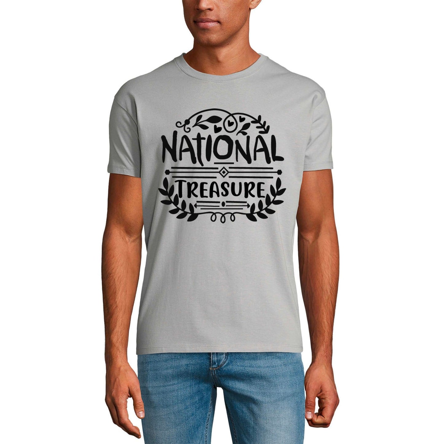 ULTRABASIC Men's Graphic T-Shirt National Treasure - Funny Vintage Shirt