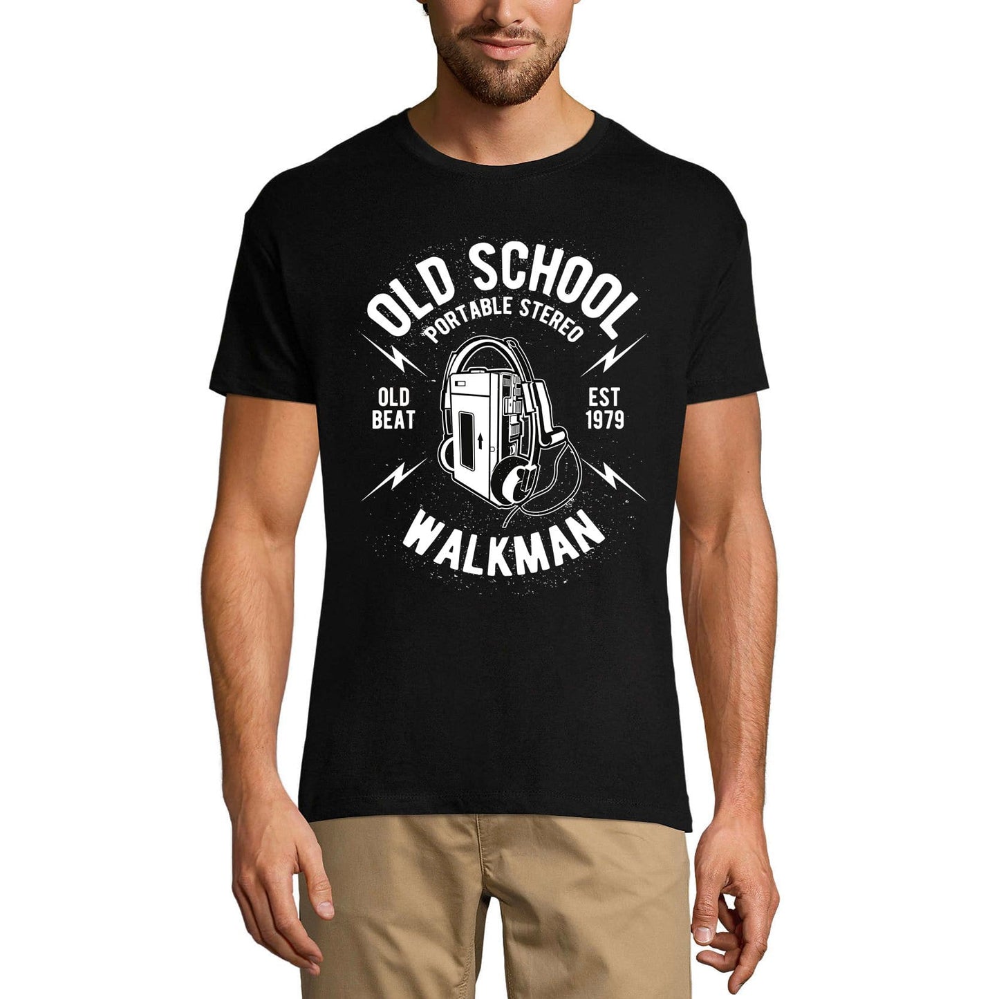 ULTRABASIC Men's T-Shirt Old School Portable Stereo Walkman - Beat Since 1979 Tee Shirt