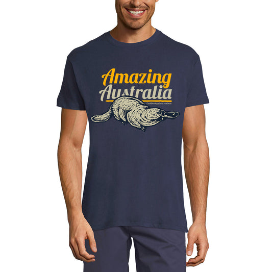 ULTRABASIC Herren Vintage T-Shirt Amazing Australia – Platypus – Graphic Apparel