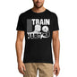 ULTRABASIC T-Shirt de Gym pour Hommes Train Hard - Chemise d'entraînement de Motivation Fitness