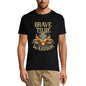 ULTRABASIC Graphic Herren T-Shirt Brave To Be Warrior – Wikinger-Krieger-Shirt