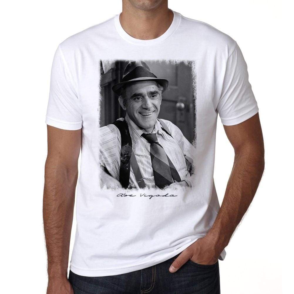 Abe Vigoda Godfather <span>Men's</span> tee, White, 100% Cotton 00196 - ULTRABASIC