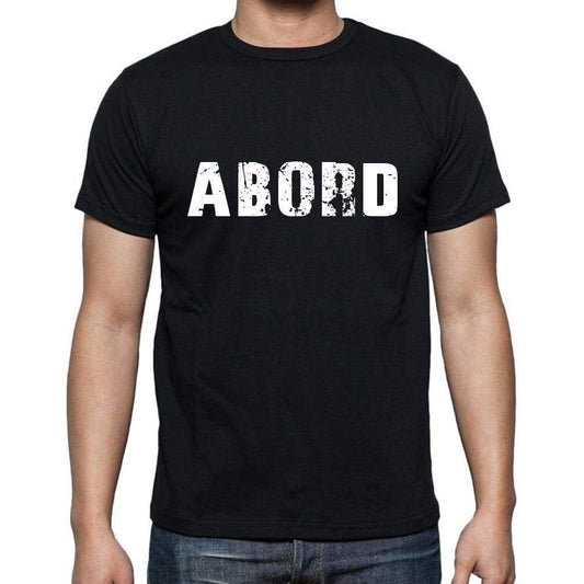 Abord French Dictionary Mens Short Sleeve Round Neck T-Shirt 00009 - Casual