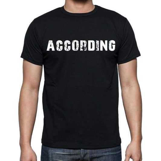 According White Letters Mens Short Sleeve Round Neck T-Shirt 00007