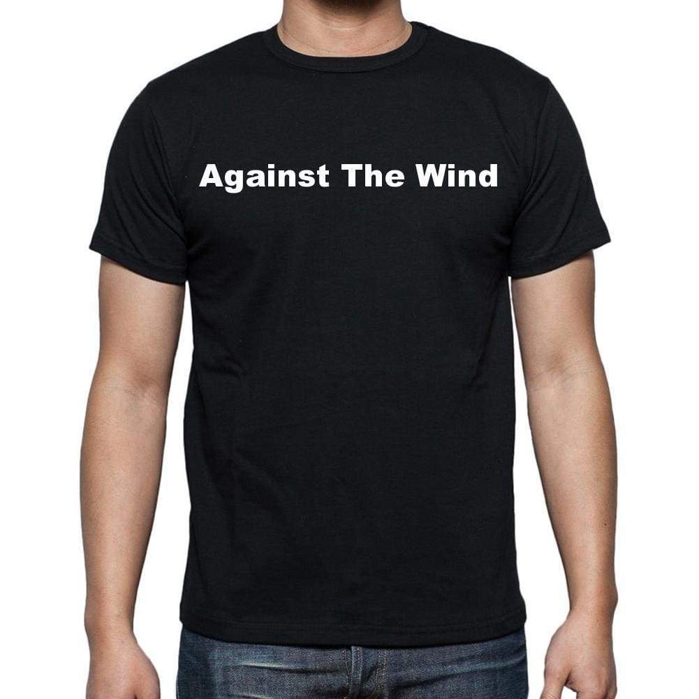 Against The Wind Mens Short Sleeve Round Neck T-Shirt - Casual