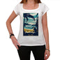 Antalya Pura Vida Beach Name White Womens Short Sleeve Round Neck T-Shirt 00297 - White / Xs - Casual