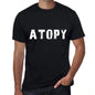 Atopy Mens Retro T Shirt Black Birthday Gift 00553 - Black / Xs - Casual