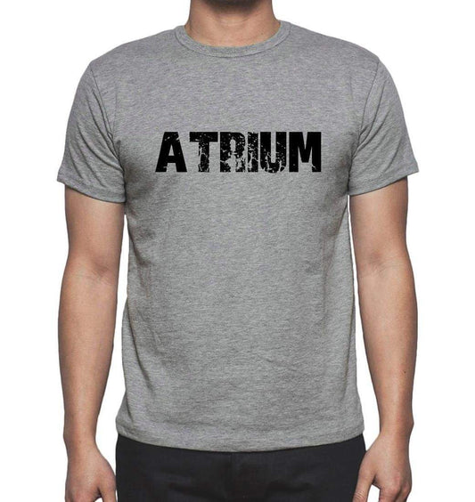 Atrium Grey Mens Short Sleeve Round Neck T-Shirt 00018 - Grey / S - Casual