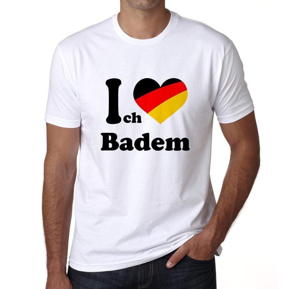Badem Mens Short Sleeve Round Neck T-Shirt 00005 - Casual