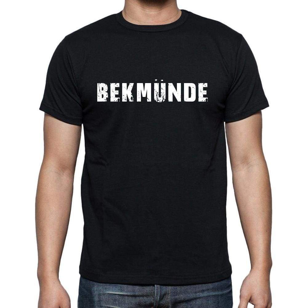 Bekmnde Mens Short Sleeve Round Neck T-Shirt 00003 - Casual