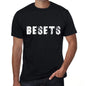 Besets Mens Vintage T Shirt Black Birthday Gift 00554 - Black / Xs - Casual