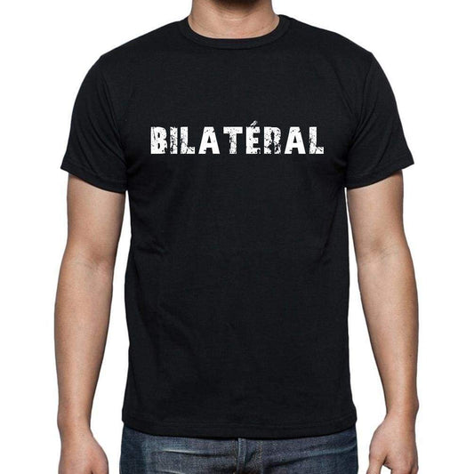 Bilatéral French Dictionary Mens Short Sleeve Round Neck T-Shirt 00009 - Casual