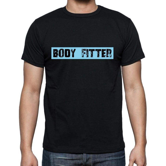 Body Fitter T Shirt Mens T-Shirt Occupation S Size Black Cotton - T-Shirt