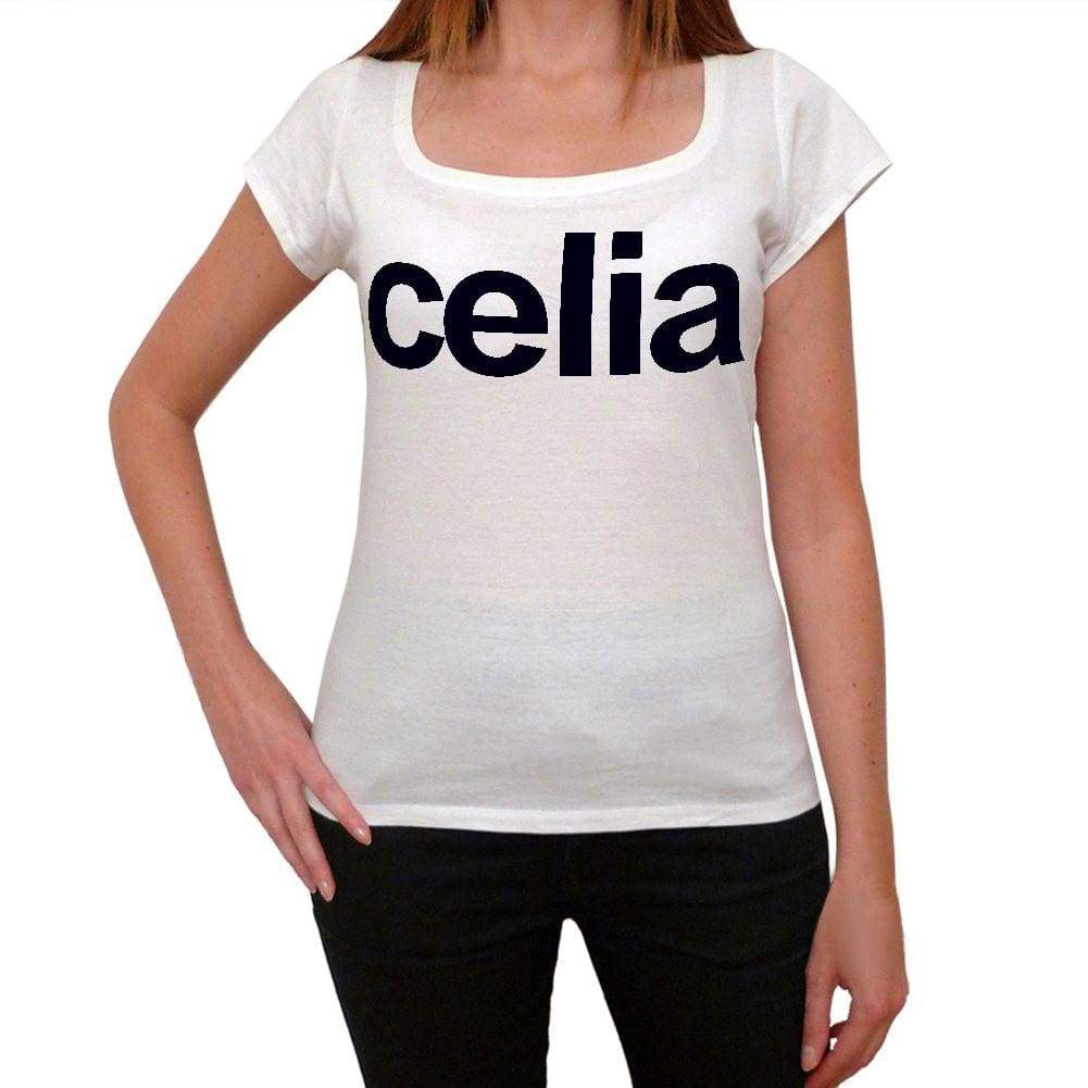 Celia Womens Short Sleeve Scoop Neck Tee 00049