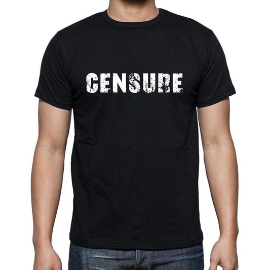 Censure French Dictionary Mens Short Sleeve Round Neck T-Shirt 00009 - Casual