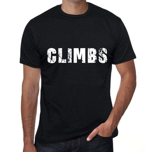 Climbs Mens Vintage T Shirt Black Birthday Gift 00554 - Black / Xs - Casual