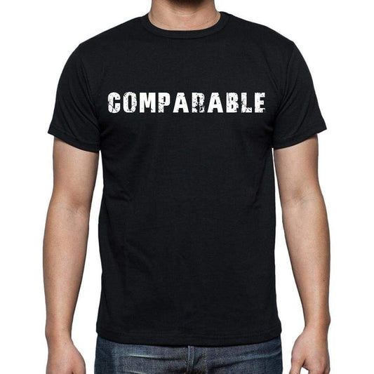 Comparable Mens Short Sleeve Round Neck T-Shirt - Casual
