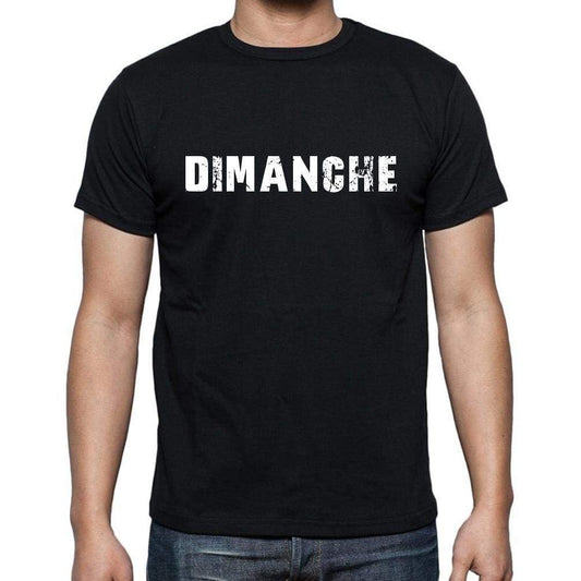 Dimanche French Dictionary Mens Short Sleeve Round Neck T-Shirt 00009 - Casual