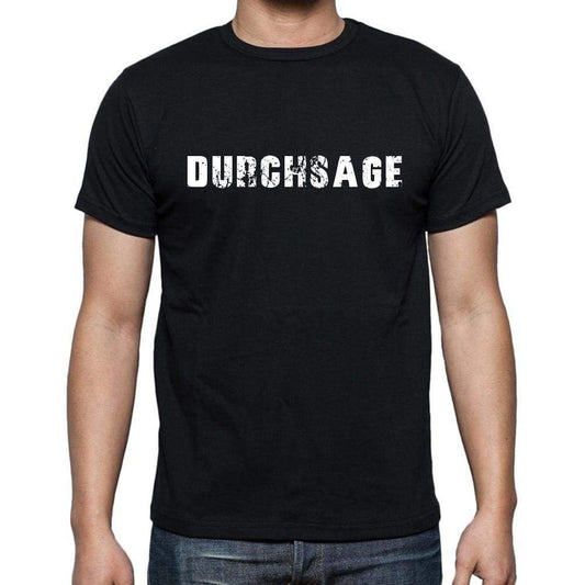 Durchsage Mens Short Sleeve Round Neck T-Shirt - Casual