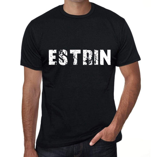 Estrin Mens Vintage T Shirt Black Birthday Gift 00554 - Black / Xs - Casual