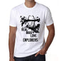 Explorers Real Men Love Explorers Mens T Shirt White Birthday Gift 00539 - White / Xs - Casual