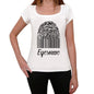 Eyesome Fingerprint White Womens Short Sleeve Round Neck T-Shirt Gift T-Shirt 00304 - White / Xs - Casual