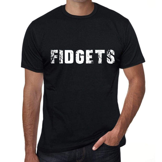 fidgets Mens Vintage T shirt Black Birthday Gift 00555 - Ultrabasic