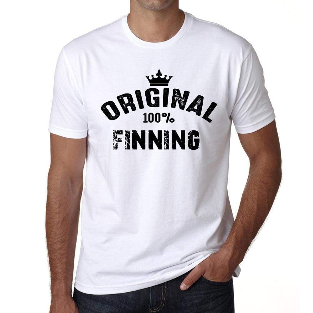 Finning Mens Short Sleeve Round Neck T-Shirt - Casual