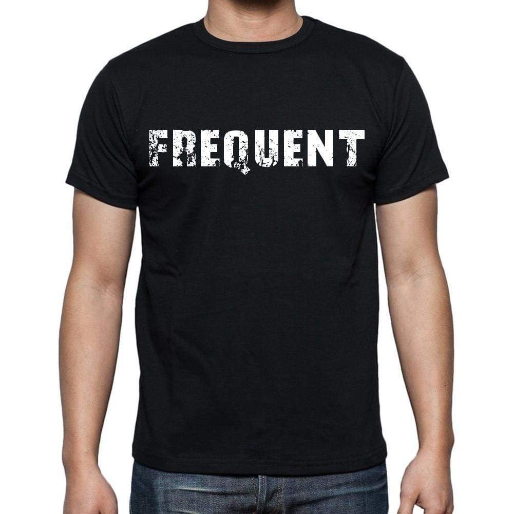 Frequent Mens Short Sleeve Round Neck T-Shirt Black T-Shirt En