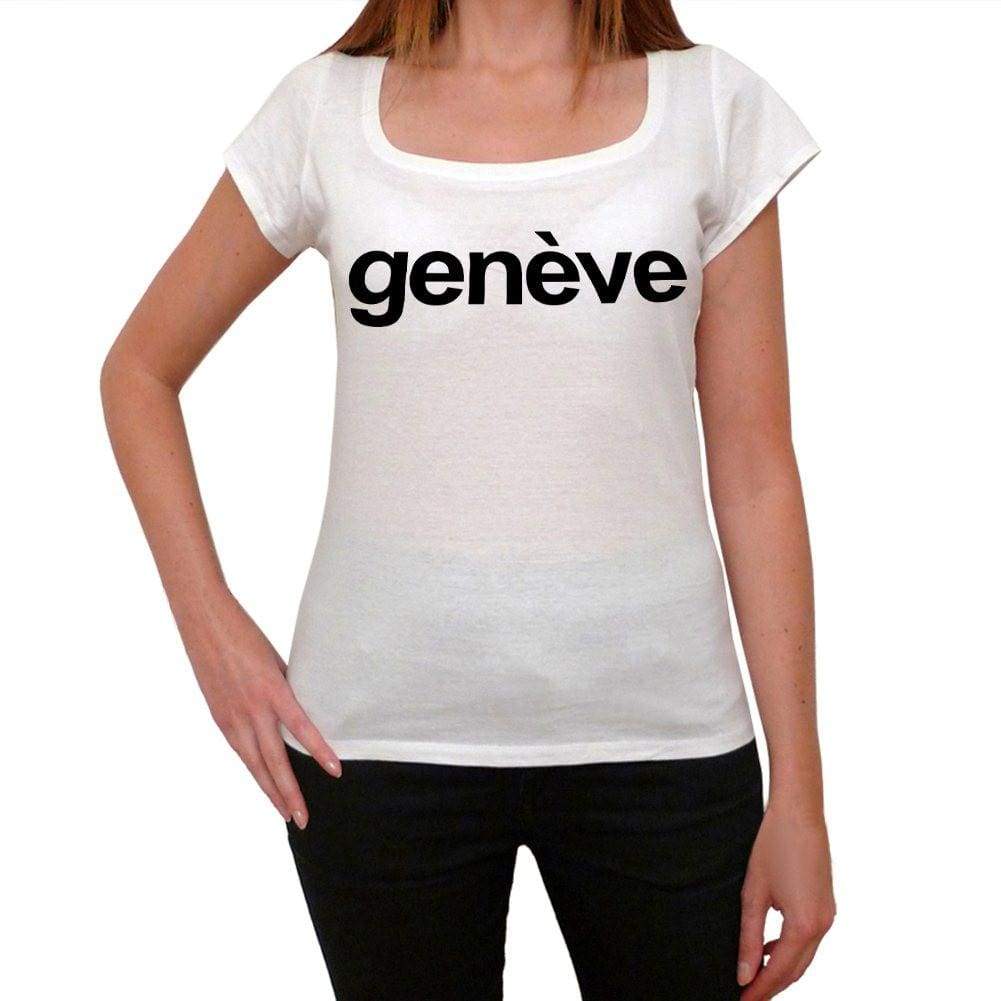 Genve Womens Short Sleeve Scoop Neck Tee 00057