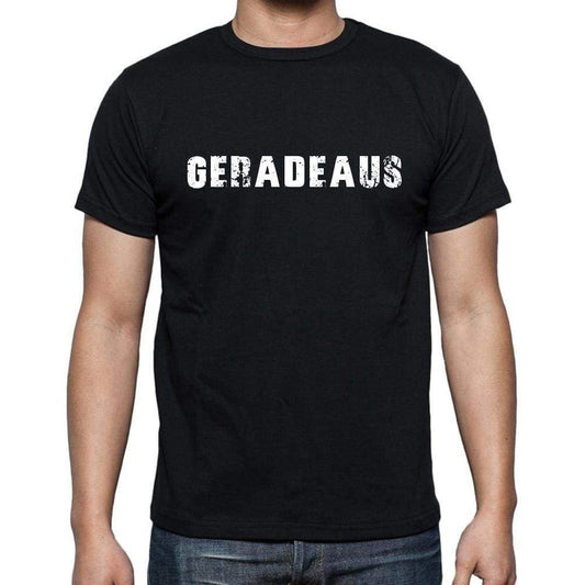 Geradeaus Mens Short Sleeve Round Neck T-Shirt - Casual