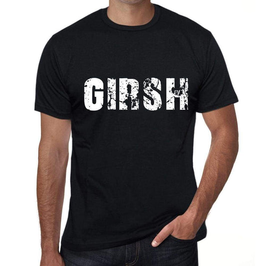 Girsh Mens Retro T Shirt Black Birthday Gift 00553 - Black / Xs - Casual