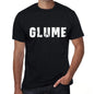 Glume Mens Retro T Shirt Black Birthday Gift 00553 - Black / Xs - Casual