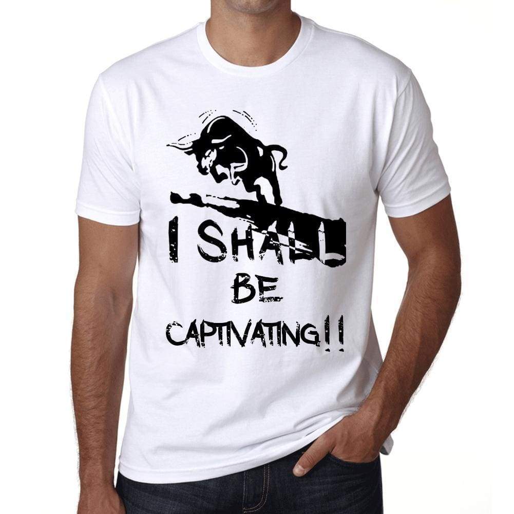 I Shall Be Captivating White Mens Short Sleeve Round Neck T-Shirt Gift T-Shirt 00369 - White / Xs - Casual