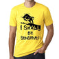 I Shall Be Sensitive Mens T-Shirt Yellow Birthday Gift 00379 - Yellow / Xs - Casual