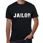 Jailor Mens Vintage T Shirt Black Birthday Gift 00554 - Black / Xs - Casual