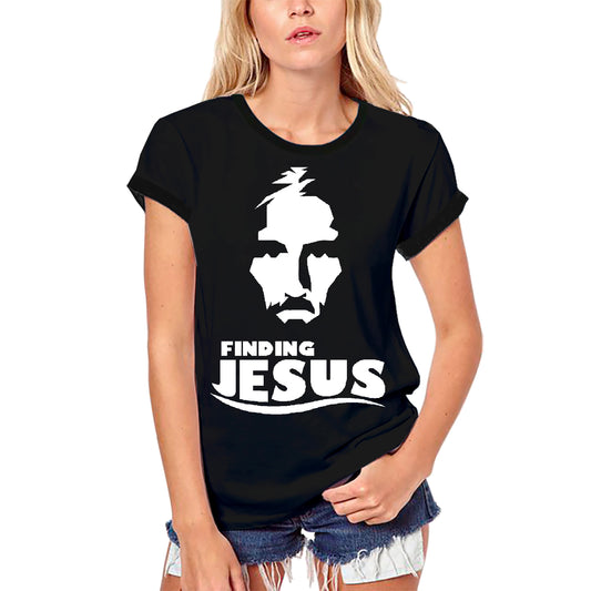 T-shirt religieux biologique ULTRABASIC pour femmes Trouver Jésus - Chemise Bible Christ
