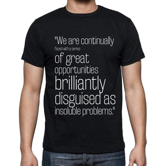 John W. Gardner Quote T Shirts We Are Continually Fac T Shirts Men Black - Casual
