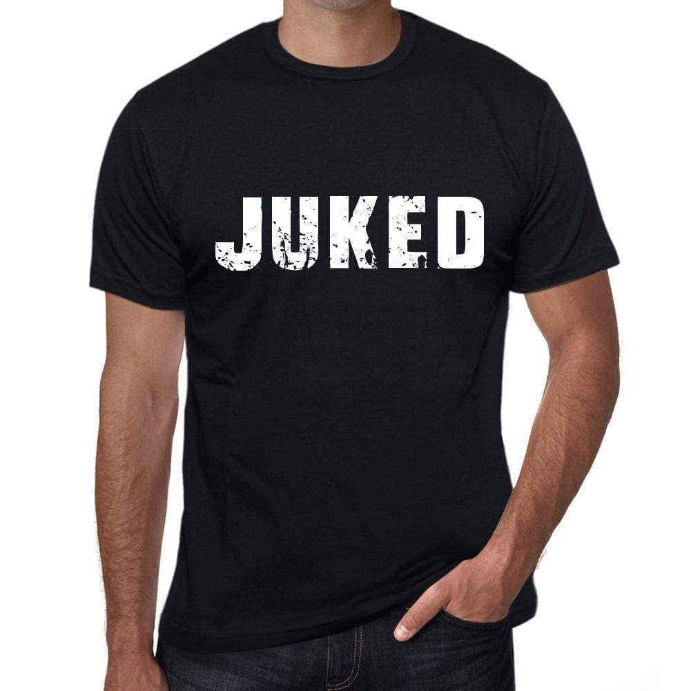 Juked Mens Retro T Shirt Black Birthday Gift 00553 - Black / Xs - Casual