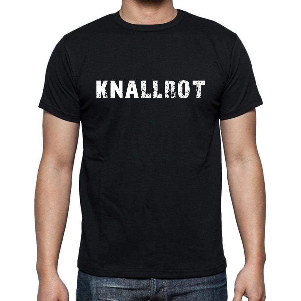 Knallrot Mens Short Sleeve Round Neck T-Shirt - Casual