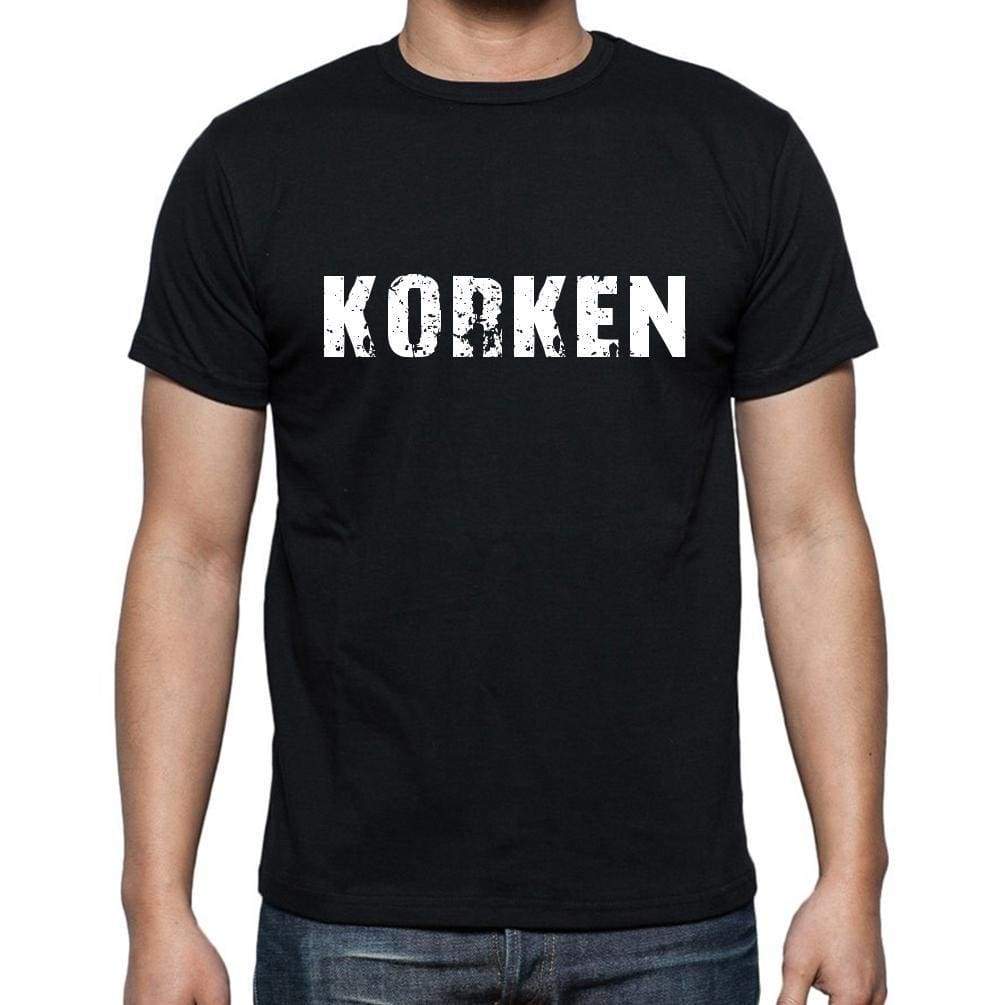 Korken Mens Short Sleeve Round Neck T-Shirt - Casual