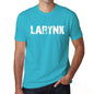 Larynx Mens Short Sleeve Round Neck T-Shirt 00020 - Blue / S - Casual