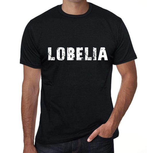Lobelia Mens T Shirt Black Birthday Gift 00555 - Black / Xs - Casual