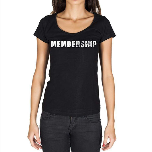 Membership Womens Short Sleeve Round Neck T-Shirt - Casual