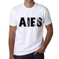 Mens Tee Shirt Vintage T Shirt Aies X-Small White 00560 - White / Xs - Casual