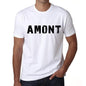 Mens Tee Shirt Vintage T Shirt Amont X-Small White 00561 - White / Xs - Casual