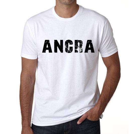 Mens Tee Shirt Vintage T Shirt Ancra X-Small White 00561 - White / Xs - Casual