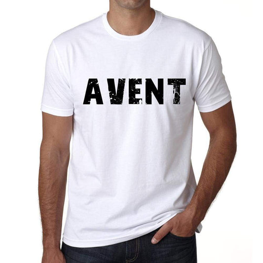 Mens Tee Shirt Vintage T Shirt Avent X-Small White 00561 - White / Xs - Casual