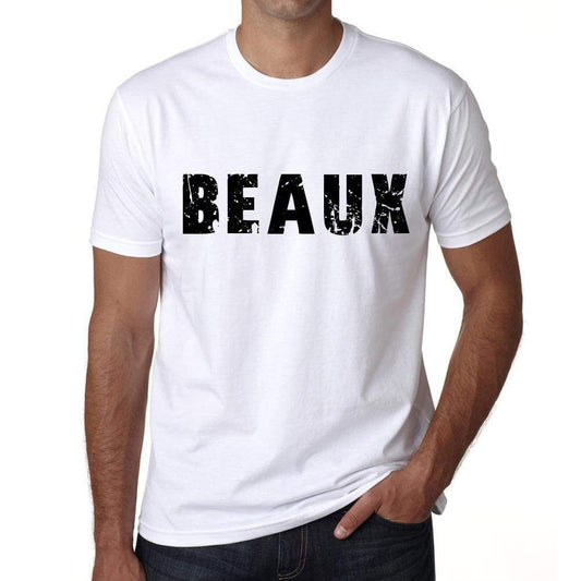 Mens Tee Shirt Vintage T Shirt Beaux X-Small White 00561 - White / Xs - Casual